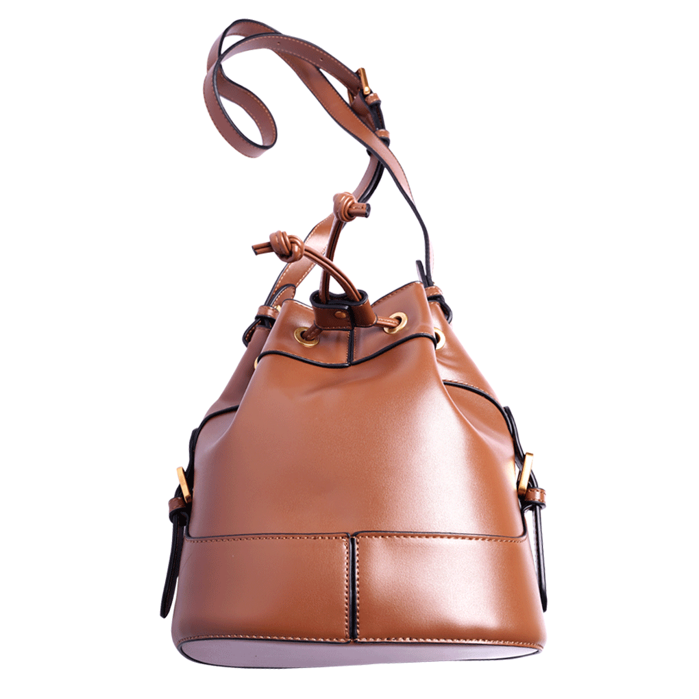 Bucket Bag with gathered detail