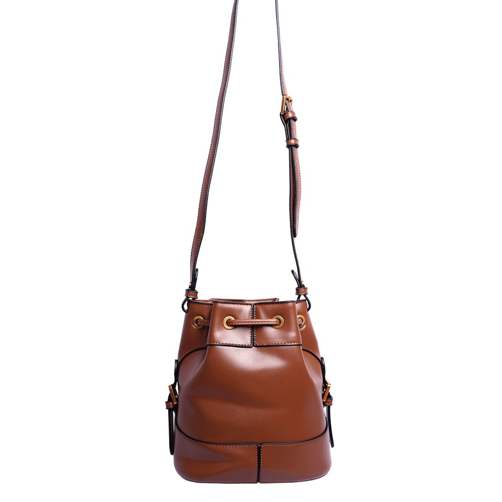 Bucket Bag with gathered detail