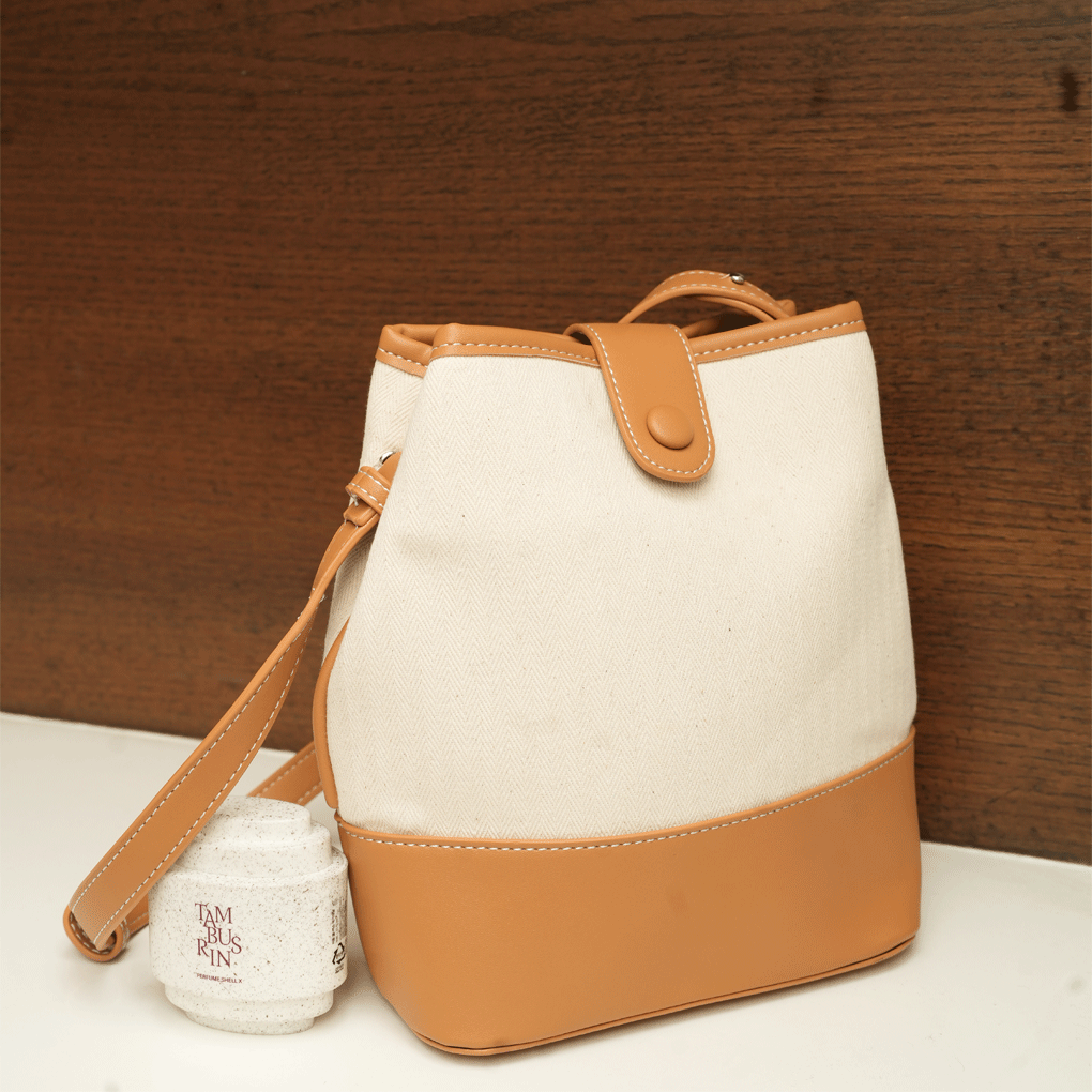 Canvas Bucket Bag