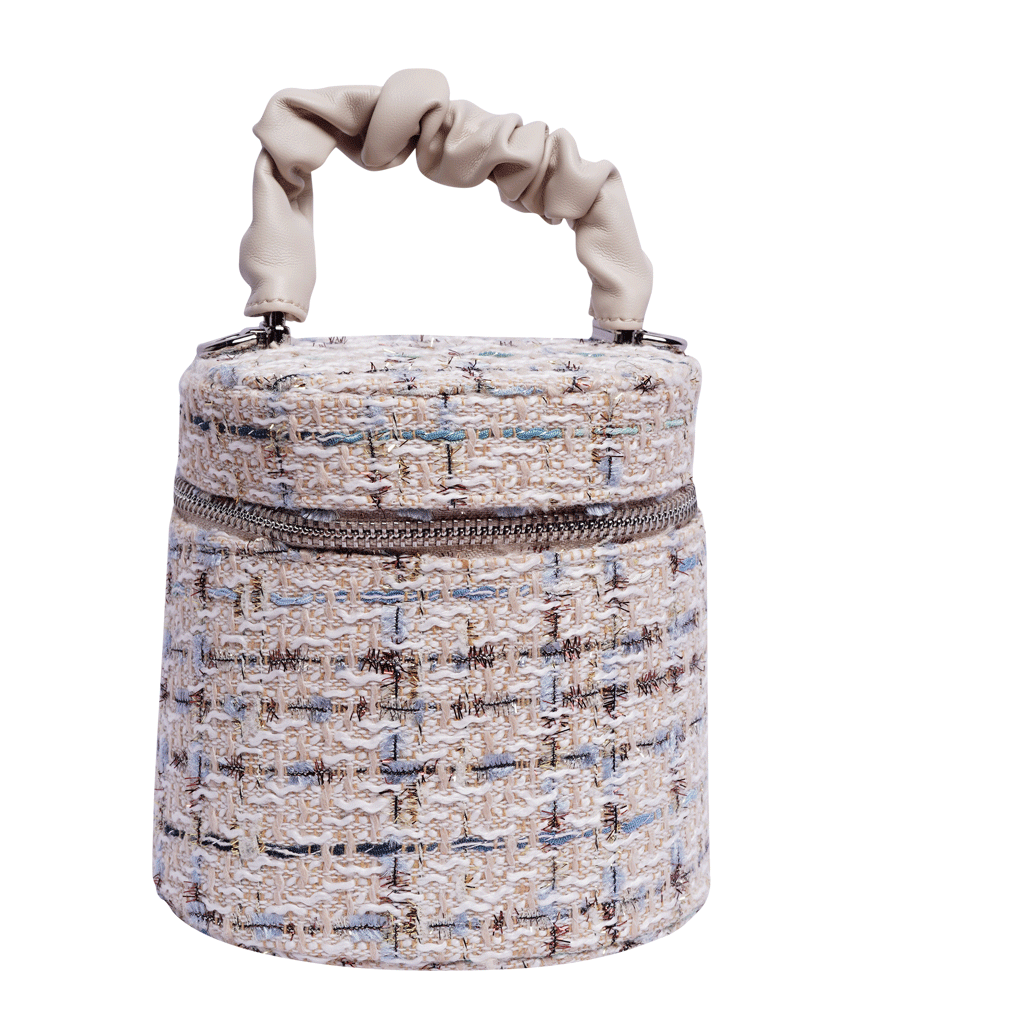 Tweed Bucket Bag